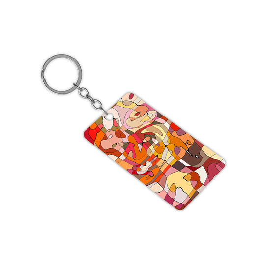 Maze Art Keychain