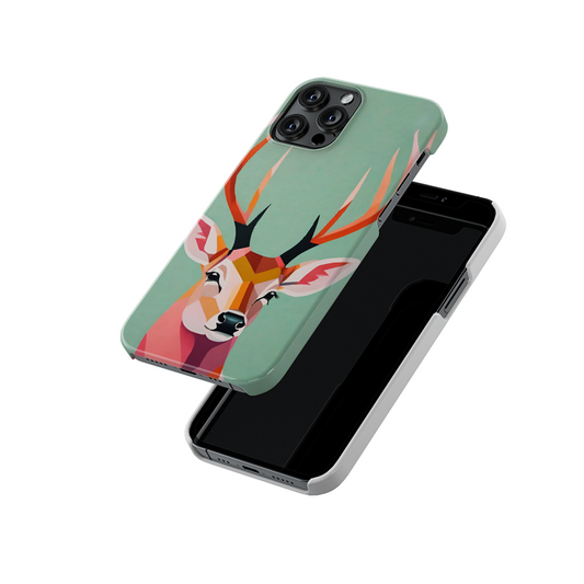 Abstractive Deer Slim Hard Case
