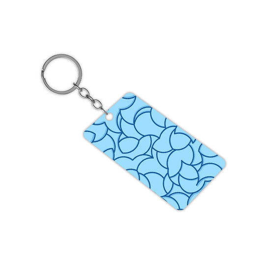 Blue Orchid Keychain