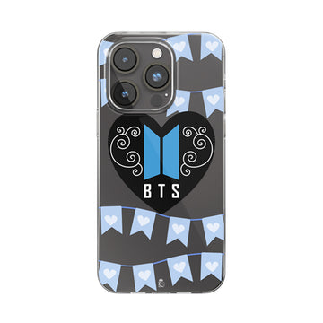 BTS fan Clear Silicone Case