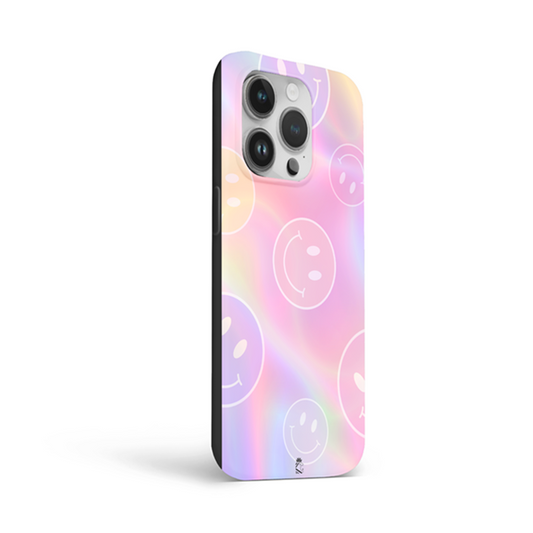 Holographic Smile Flexible Soft Silicone Case