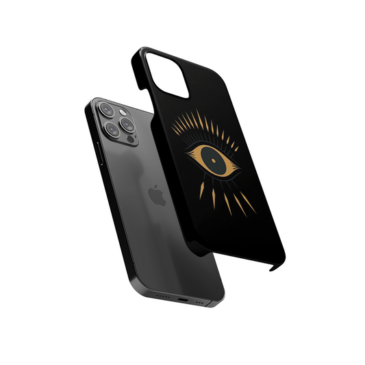 Powerful Eyes Glossy Metal Case