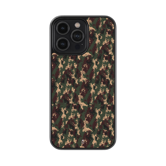 Army Pattern Camo Glossy Metal Case