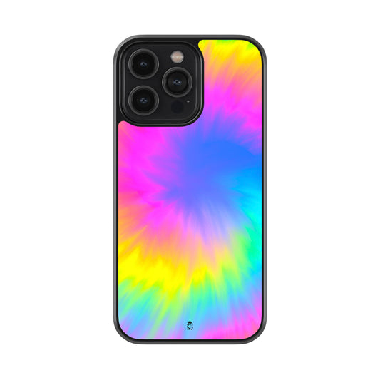 Rainbow Tie & Dye Glossy Metal Case