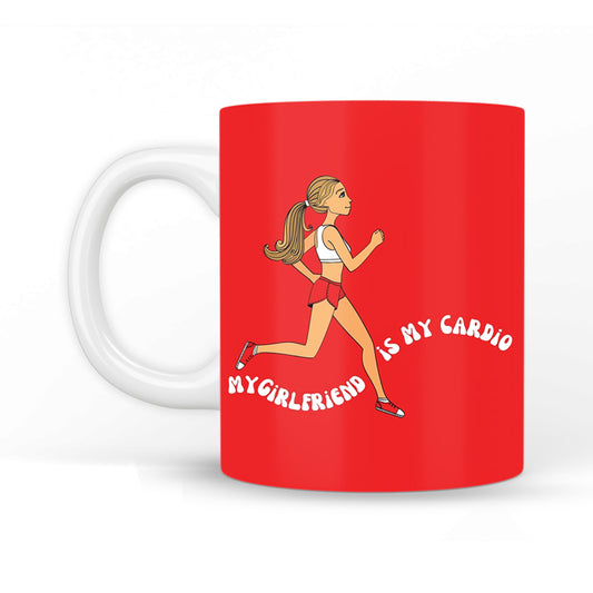 My Girlfriend is My Cardio Coffee Mug