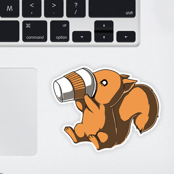 Squirrel Laptop Sticker