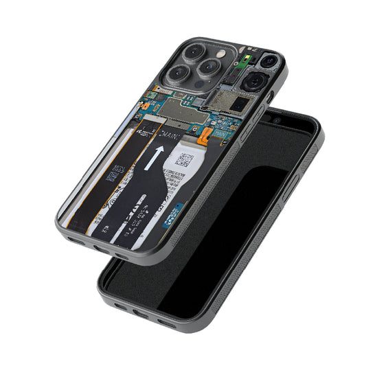 Mobile Phone X-ray Glossy Metal Case