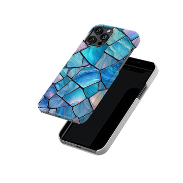 Reflective Pebbles Marble Slim Hard Case