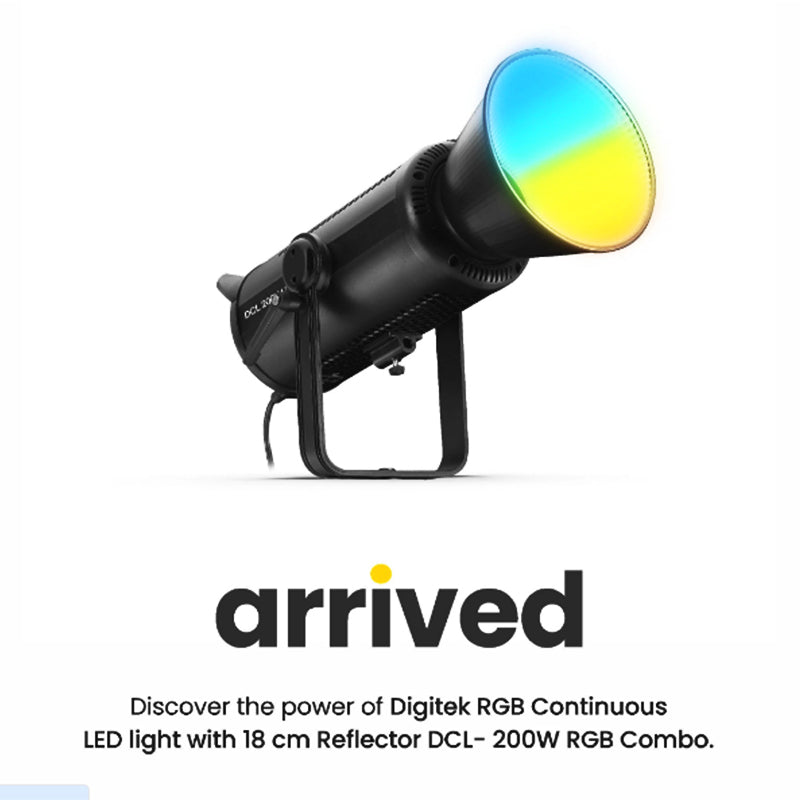 Digitek DCL-200 W Continuous LED Light (Combo)