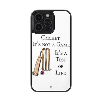 It's a Test of Life Glossy Metal Case