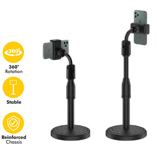 Adjustable Mobile Stand | 360 Degree | Stable | Desktop Stand