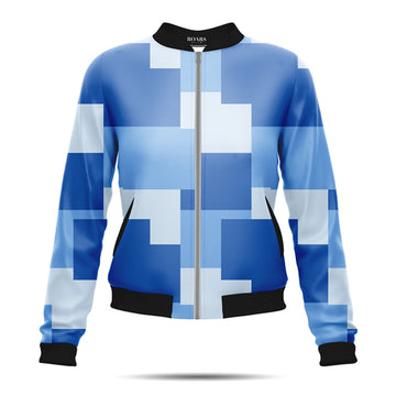 Courtyard Blocks Women's Bomber Jacket