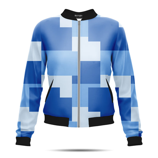 Courtyard Blocks Women's Bomber Jacket