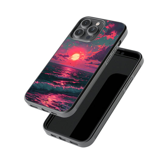 Sea Glossy Metal Case