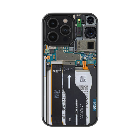 Mobile Phone X-ray Glossy Metal Case