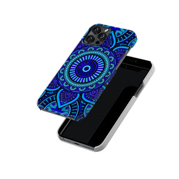 Blue Chakra Mandala Slim Hard case