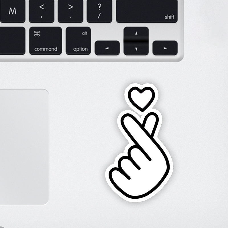 The Heart Laptop Sticker