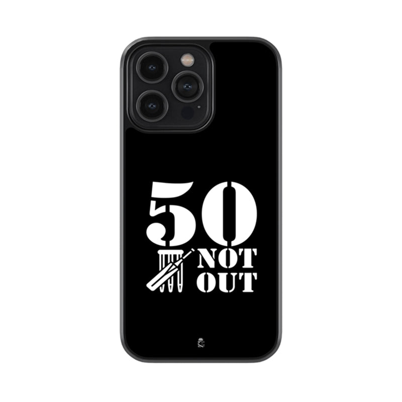 50 Not Out Glossy Metal Case
