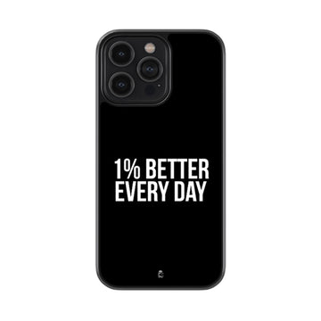 Better Every Day Glossy Metal Case