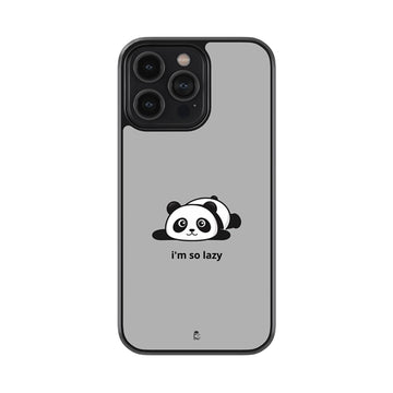 Lazy Panda Glossy Metal Case