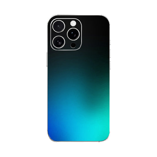 Blue and Black Mobile Phone Skin