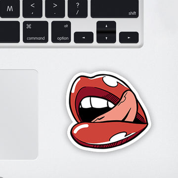 Spicy Lip Laptop Sticker