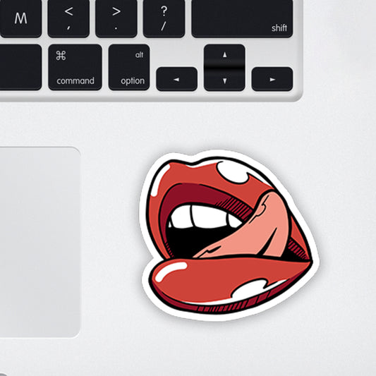 Spicy Lip Laptop Sticker