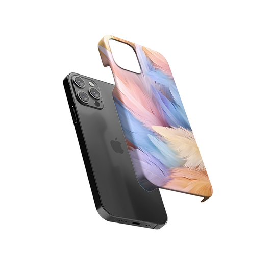 Feather Pattern Slim Hard Case