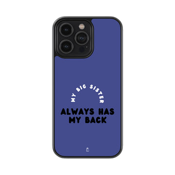 Always Has My Back Glossy Metal Case