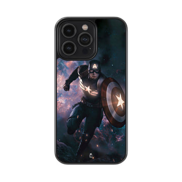 Captain America the Hero Glossy Metal Case