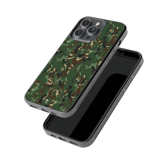 Military Vibe Camo Glossy Metal Case