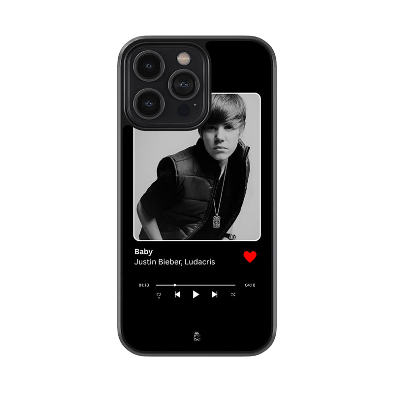 Justin Beiber Glossy Metal Case
