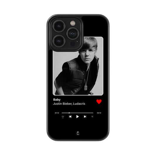 Justin Beiber Glossy Metal Case