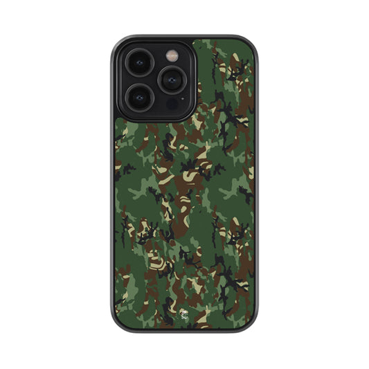 Military Vibe Camo Glossy Metal Case