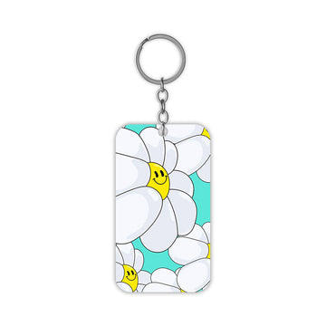 Pluffy Flowers Keychain