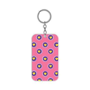 Cute Little Hearts Keychain
