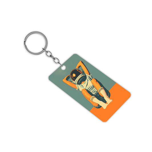 Astronaut Lady Keychain
