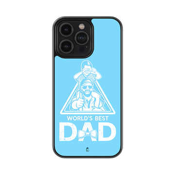 Worlds Best Dad Glossy Metal Case