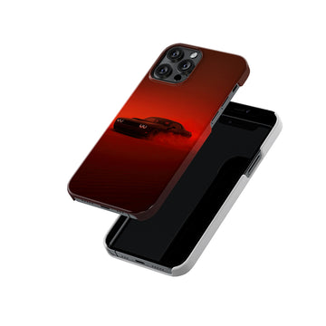 Mustang Red Slim Hard Case