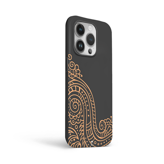 Mehandi Pattern Flexible Soft Silicone Case