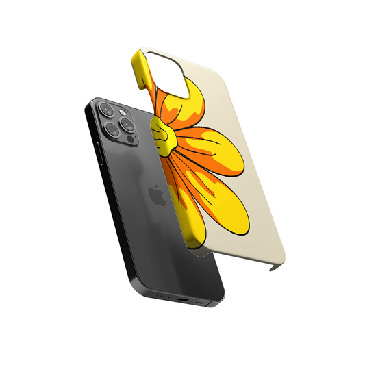 Yellow Flower Slim Hard Case