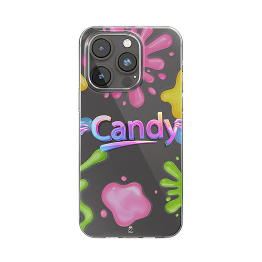 Candy splash Clear Silicone Case
