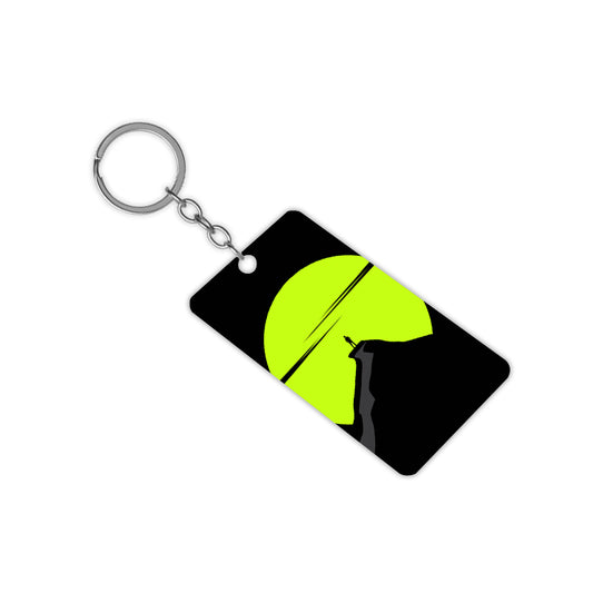 Alone at the Top Keychain