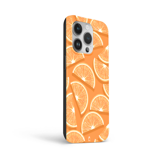 Orange Lovers Flexible Soft Silicone Case