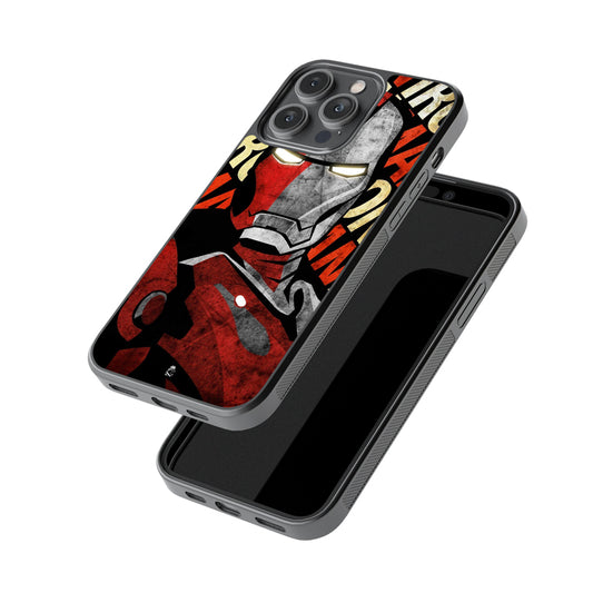Retro Ironman Glossy Metal Case