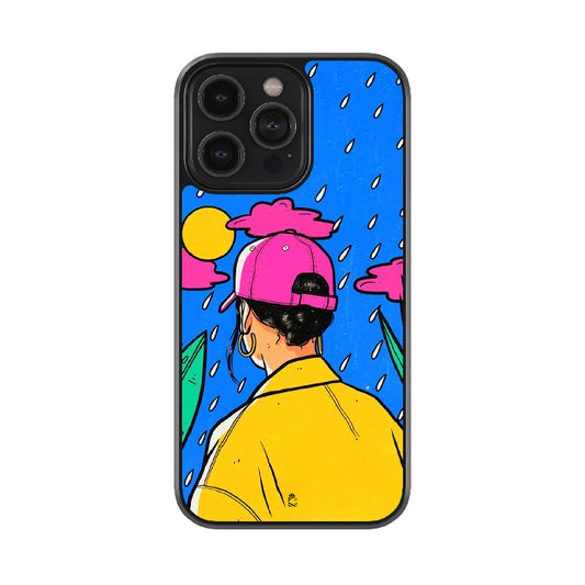 Classic Walk in the Rain Glossy Metal Case