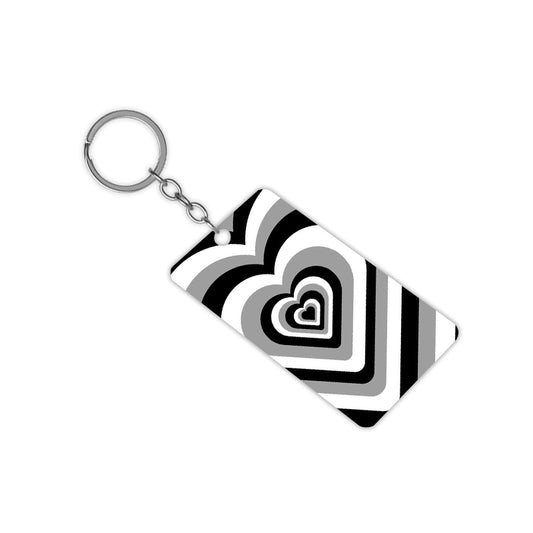 Black Hearts Keychain