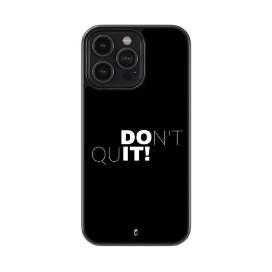 Don't Quit Glossy Metal Case