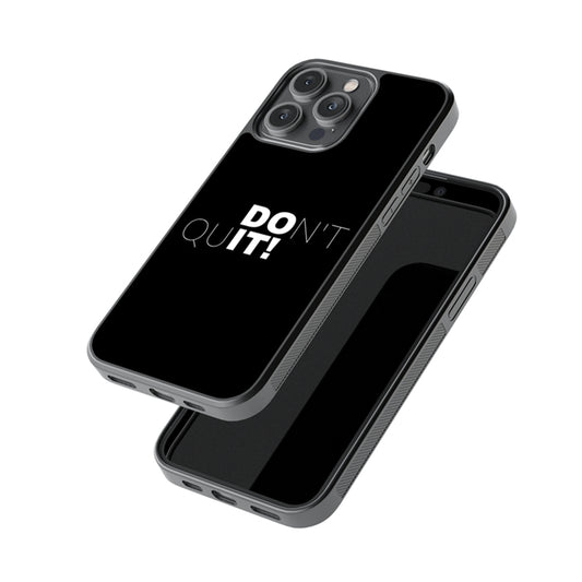 Don't Quit Glossy Metal Case