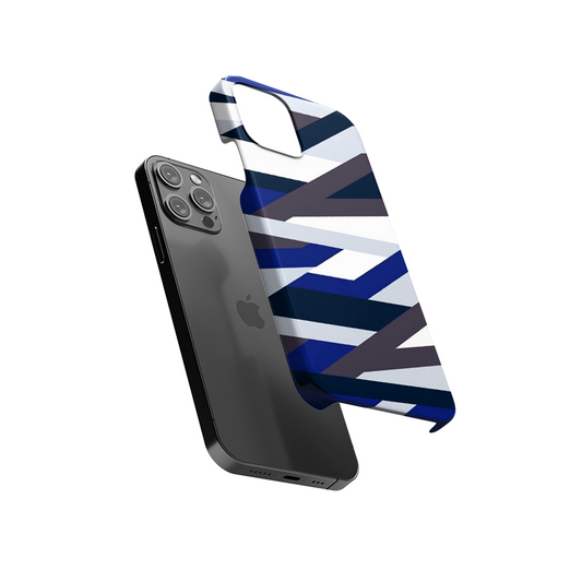 Crossing Line Pattern Slim Hard Case